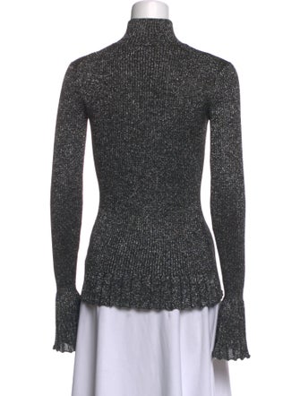 Proenza Schouler White Label Striped Turtleneck Top