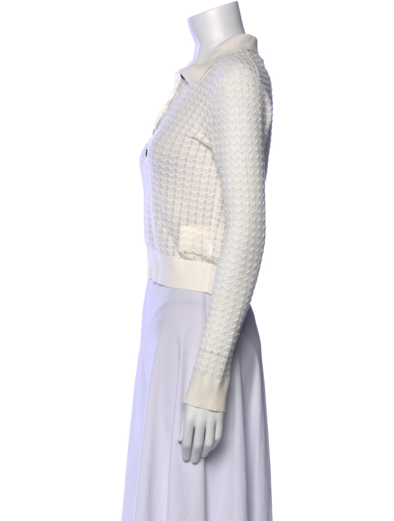 Proenza Schouler White Label Long Sleeve Polo