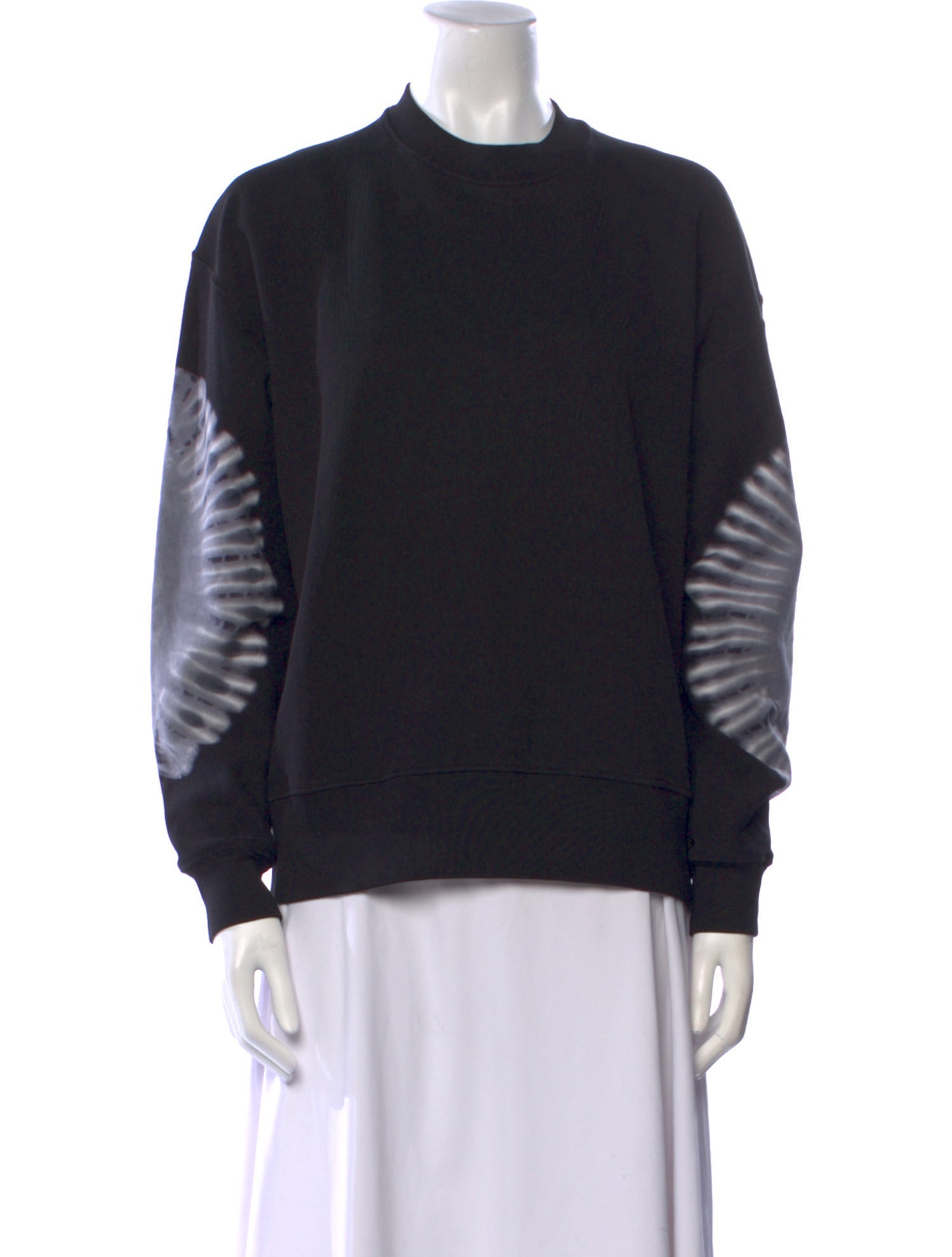 Proenza Schouler White Label Tie-Dye Print Crew Neck Sweatshirt
