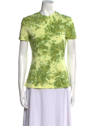 Proenza Schouler White Label Tie-Dye Print Crew Neck T-Shirt