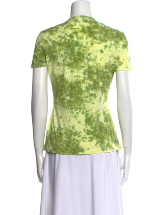 Proenza Schouler White Label Tie-Dye Print Crew Neck T-Shirt