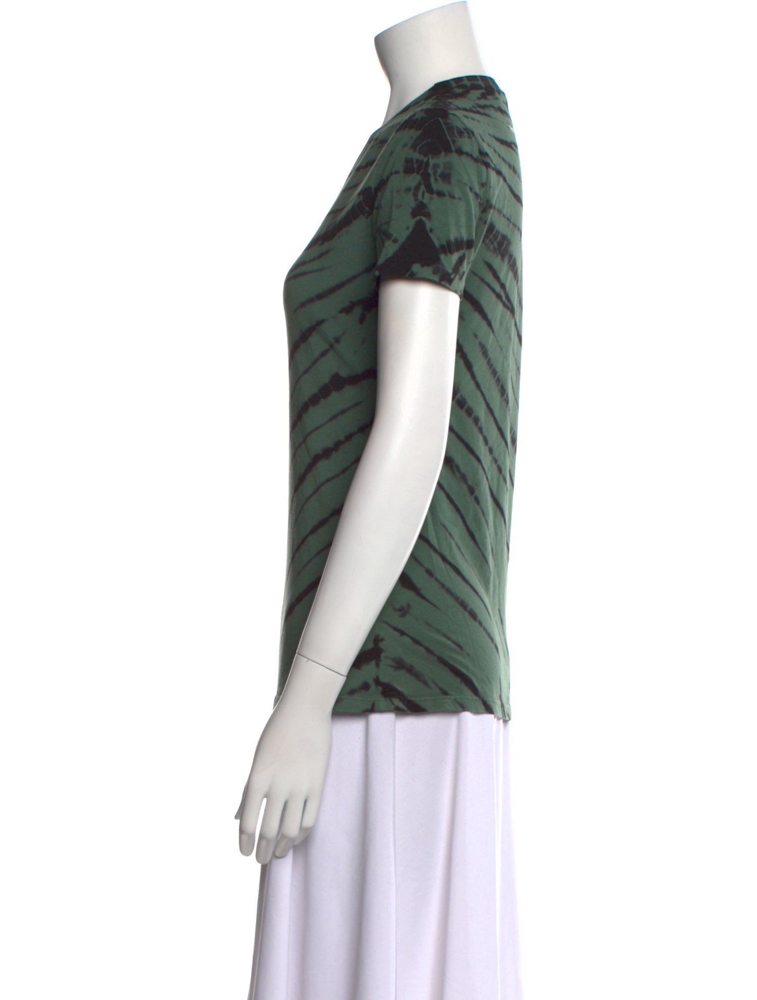 Proenza Schouler White Label Striped Crew Neck T-Shirt