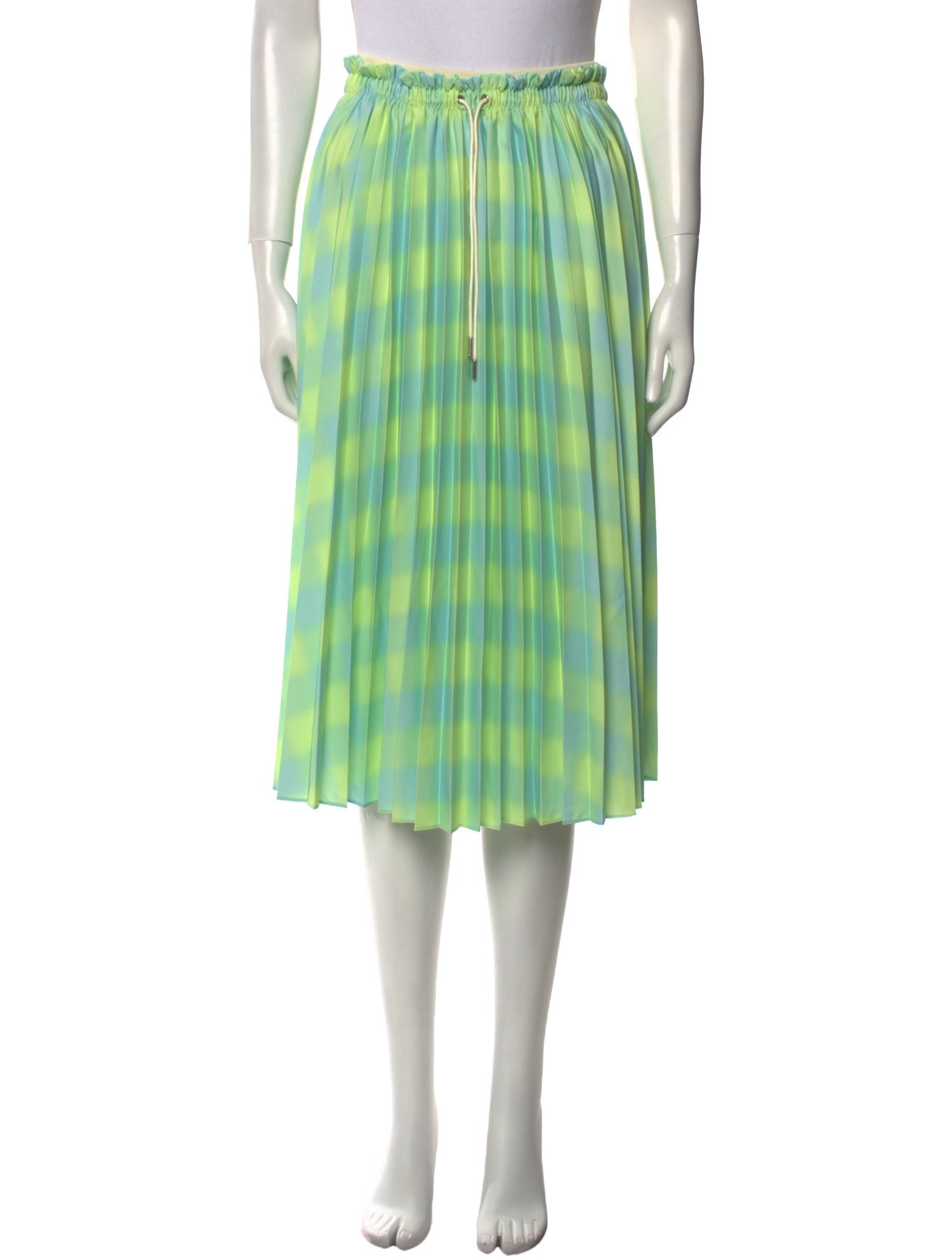 Proenza Schouler White Label Plaid Print Midi Length Skirt