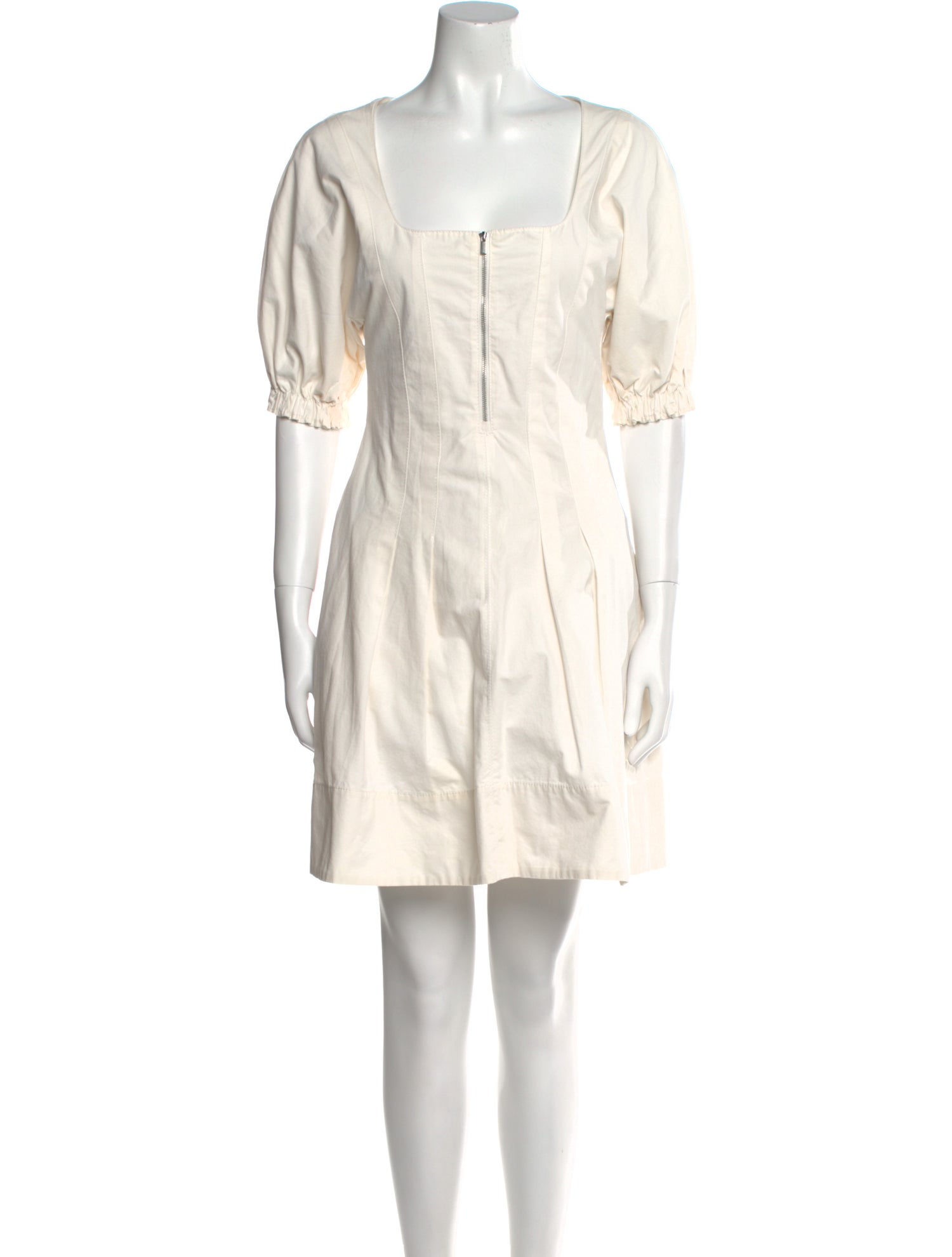 Proenza Schouler White Label Square Neckline Mini Dress