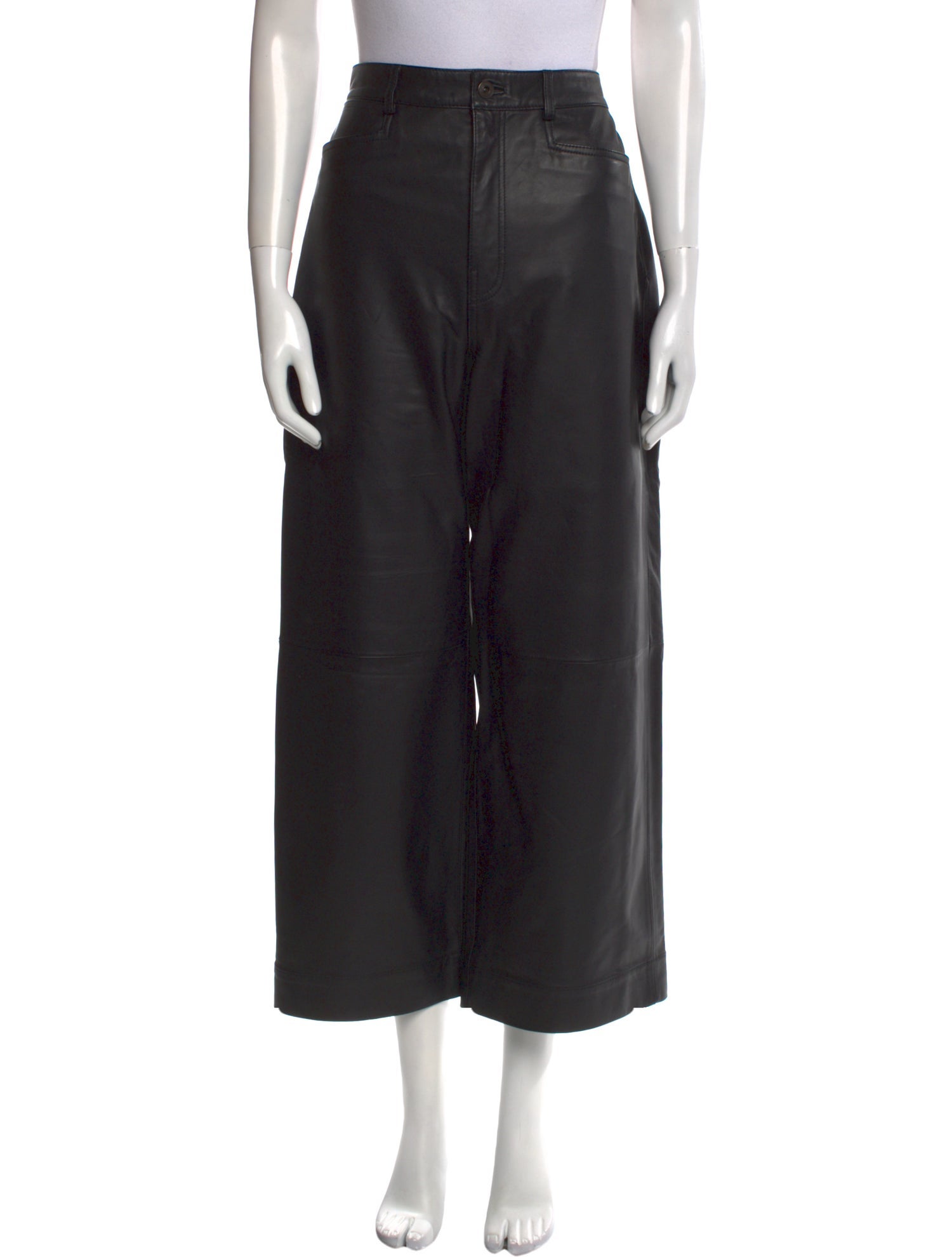 Proenza Schouler White Label Eel Skin Wide Leg Pants