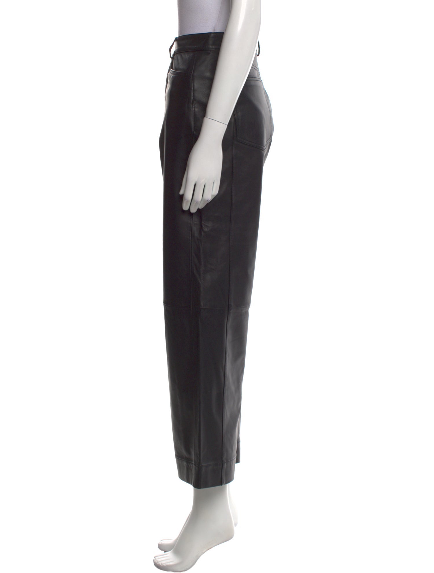 Proenza Schouler White Label Eel Skin Wide Leg Pants