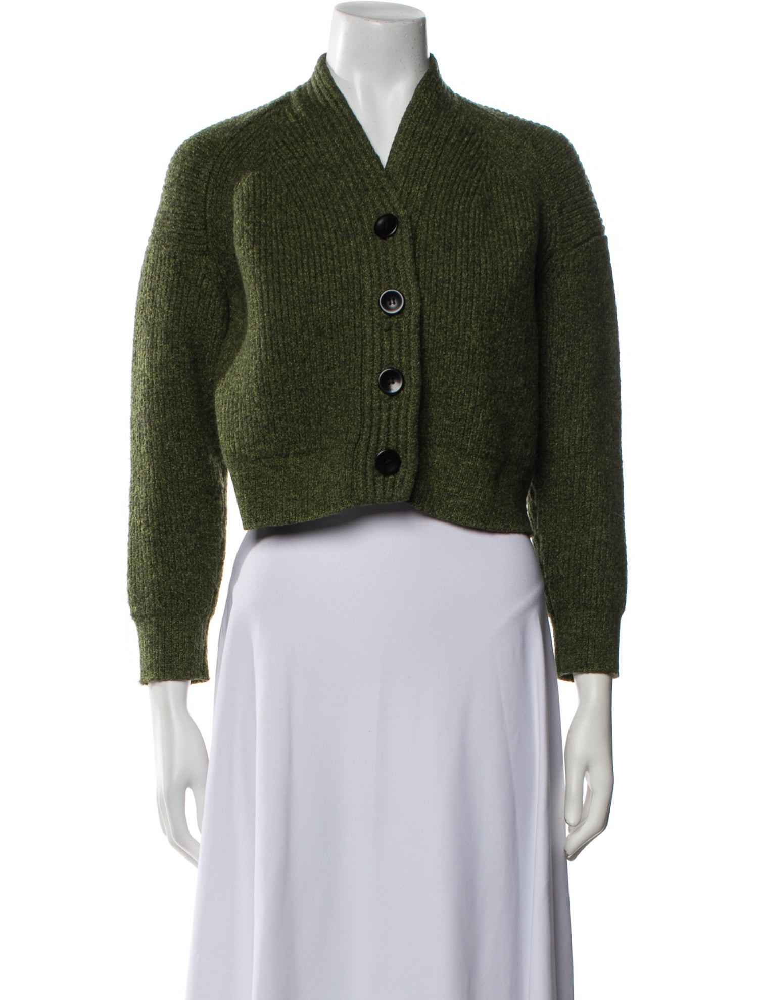 Proenza Schouler White Label Wool V-Neck Sweater