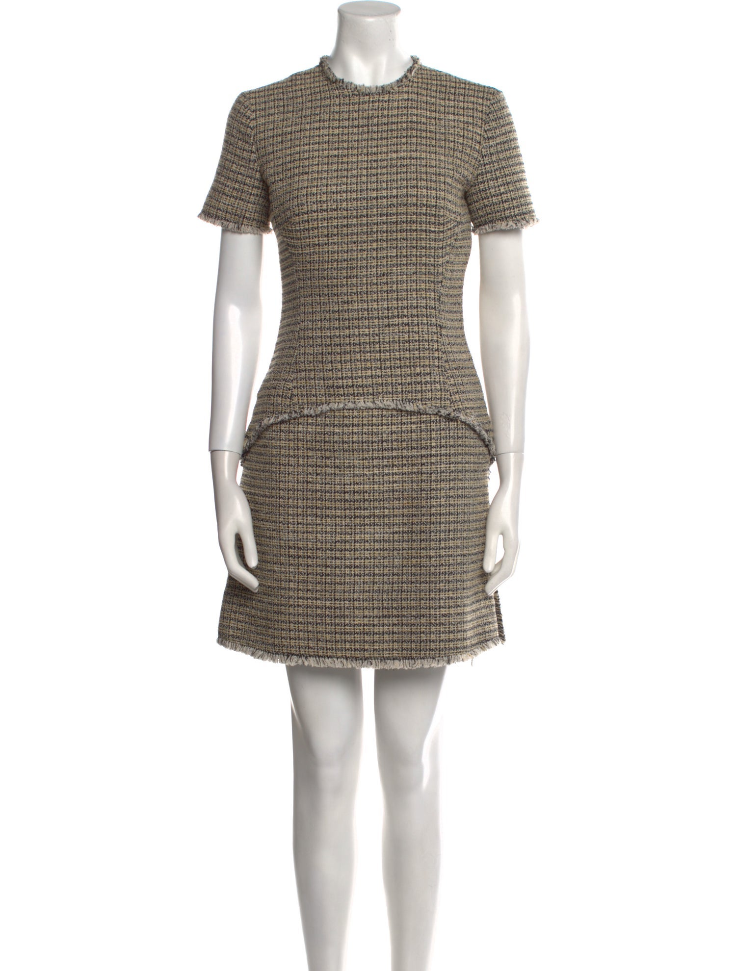 Proenza Schouler White Label Crew Neck Mini Dress