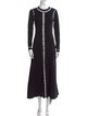Proenza Schouler White Label Crew Neck Long Dress