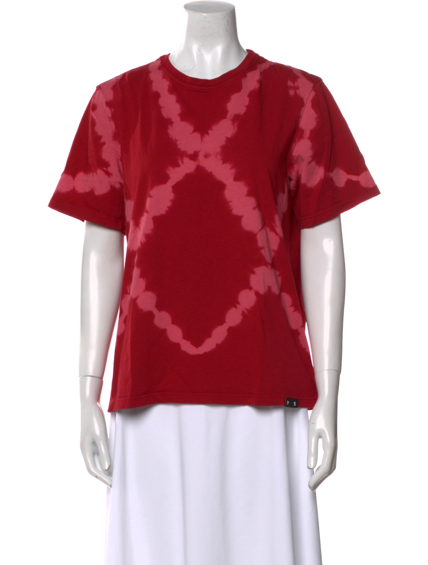 Proenza Schouler White Label Tie-Dye Print Crew Neck T-Shirt