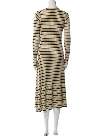 Proenza Schouler White Label Silk Midi Length Dress