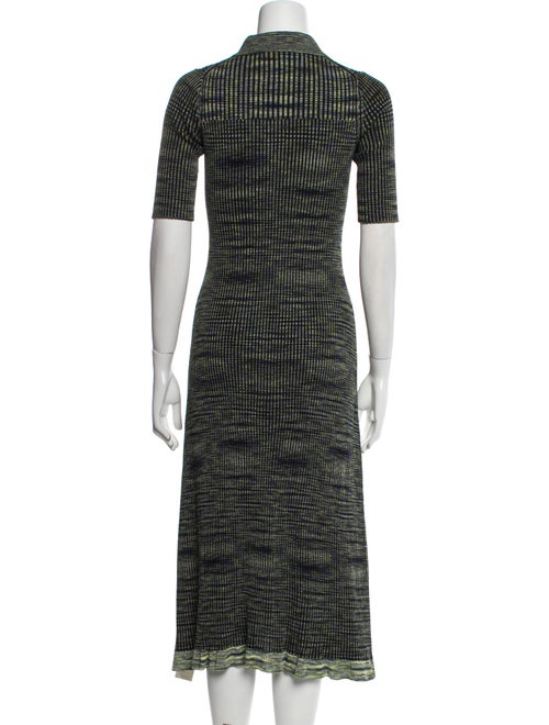 Proenza Schouler White Label Plaid Print Midi Length Dress