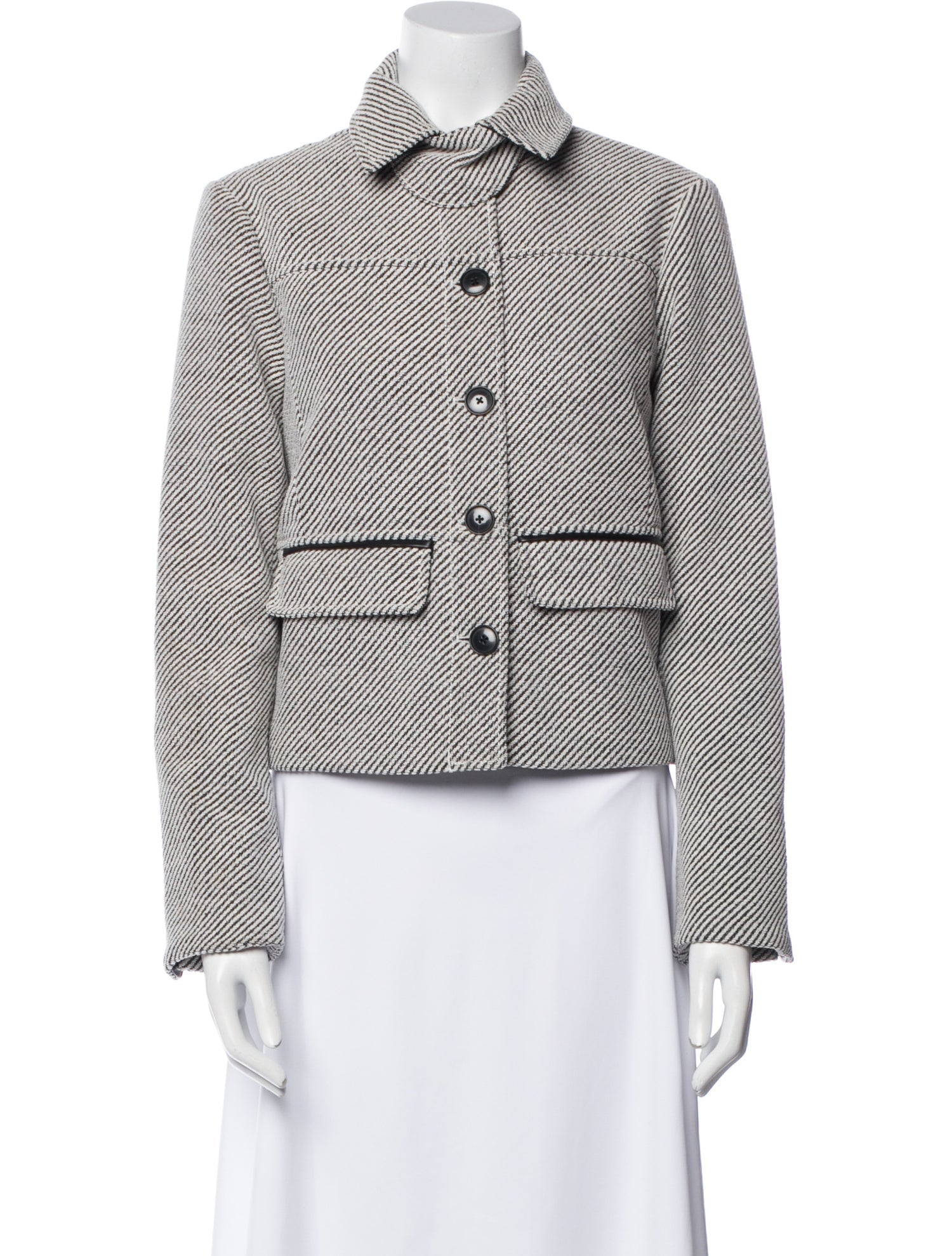 Proenza Schouler White Label Striped Jacket