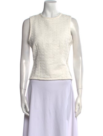 Proenza Schouler White Label Crew Neck Sleeveless Top