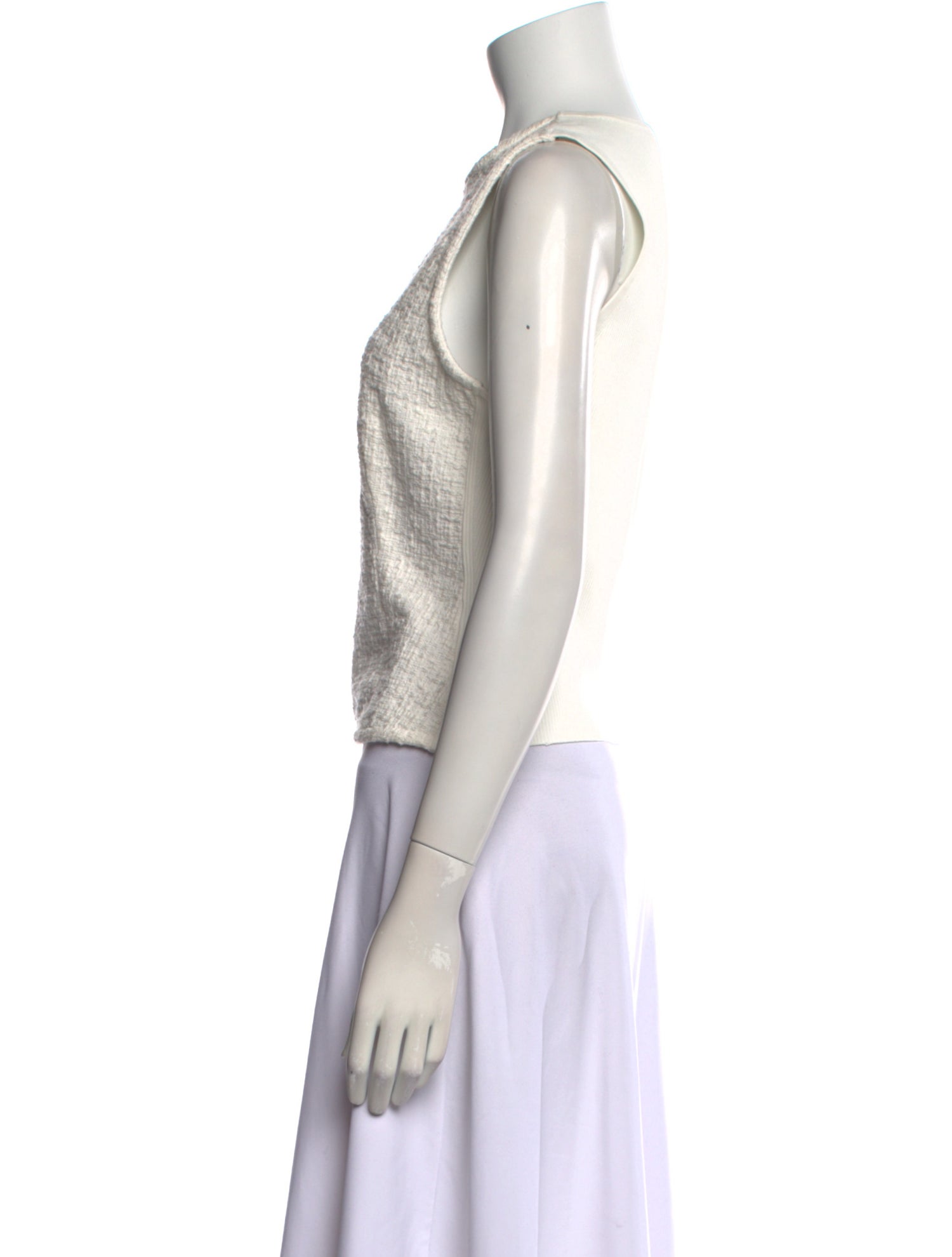 Proenza Schouler White Label Crew Neck Sleeveless Top