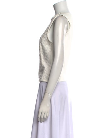 Proenza Schouler White Label Crew Neck Sleeveless Top