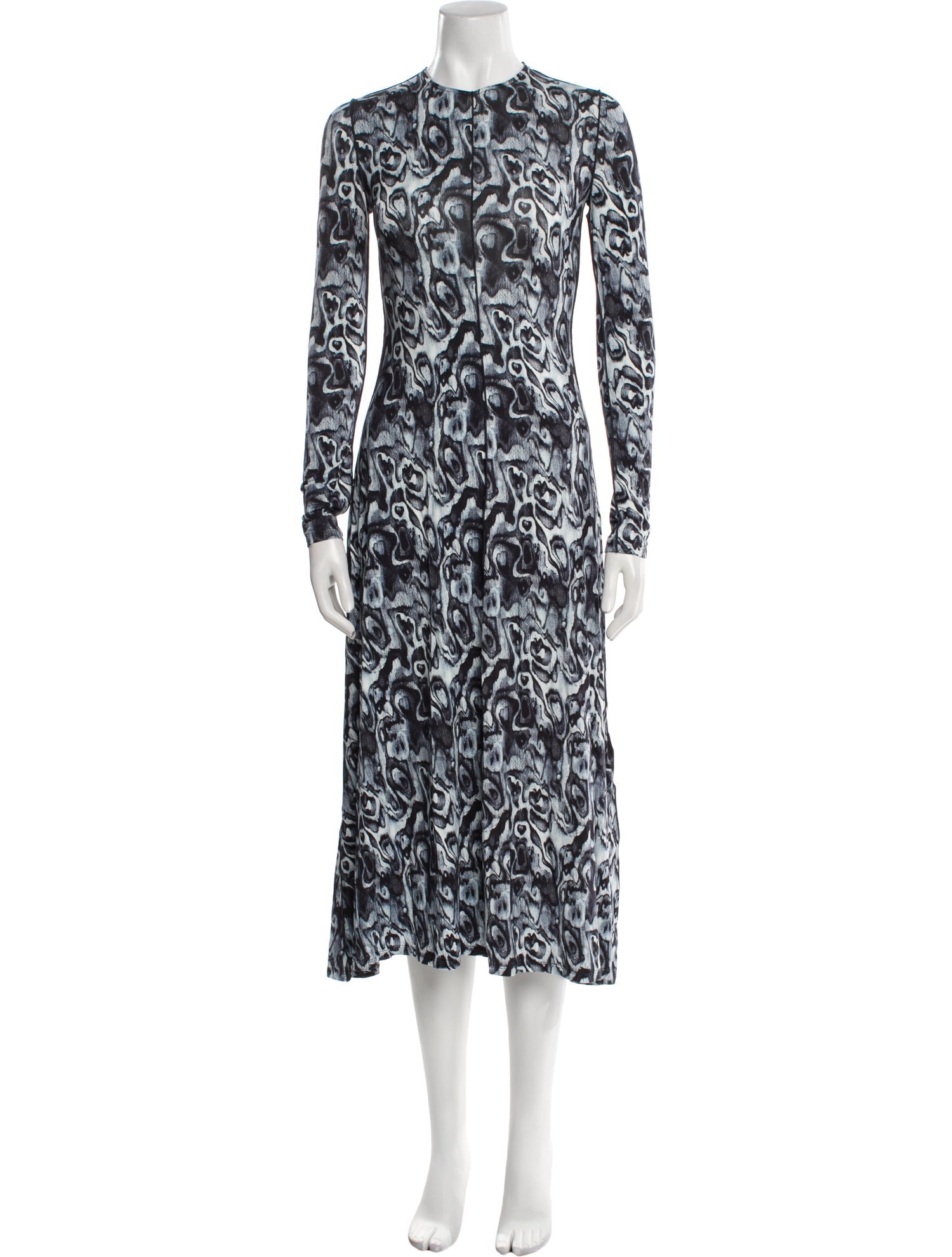 Proenza Schouler White Label Printed Long Dress