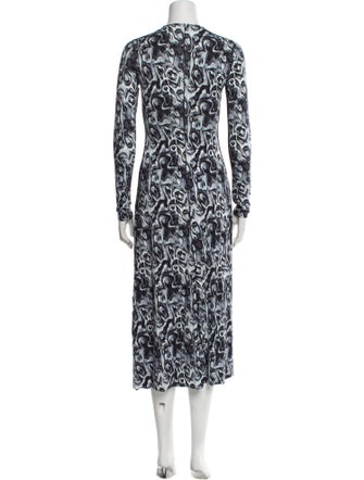Proenza Schouler White Label Printed Long Dress