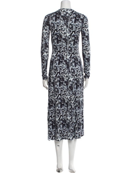Proenza Schouler White Label Printed Long Dress
