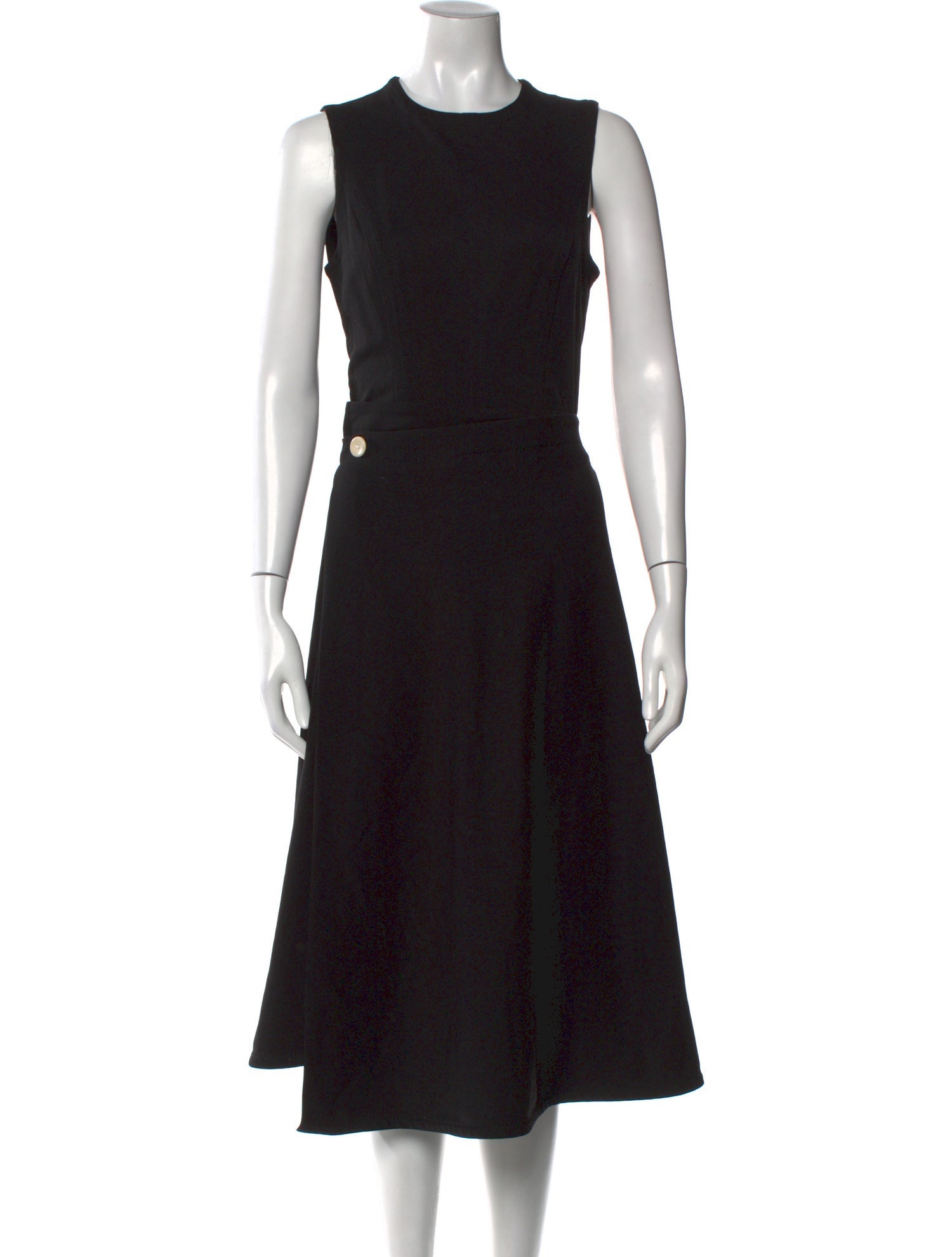 Proenza Schouler White Label Crew Neck Midi Length Dress