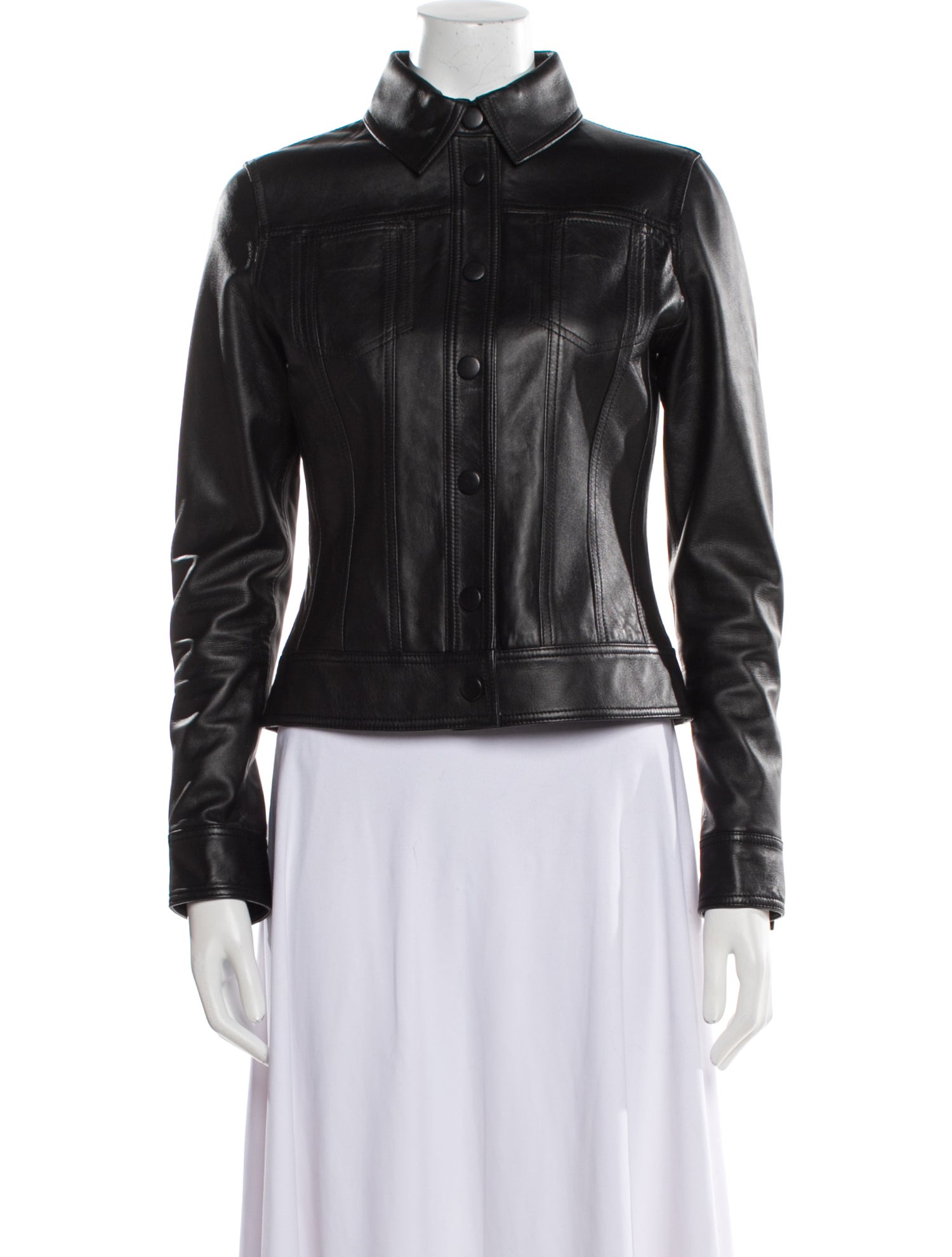 Proenza Schouler White Label Leather Biker Jacket