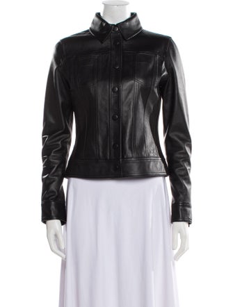 Proenza Schouler White Label Leather Biker Jacket