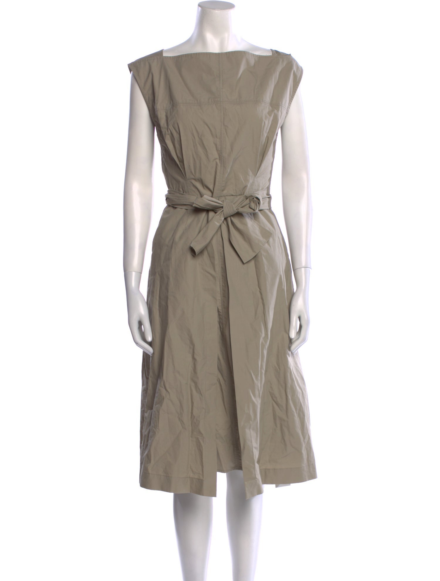 Proenza Schouler White Label Bateau Neckline Midi Length Dress