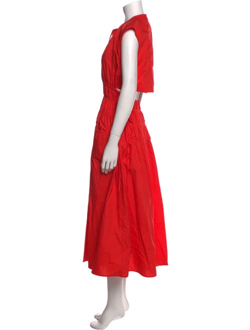 Proenza Schouler White Label Crew Neck Long Dress