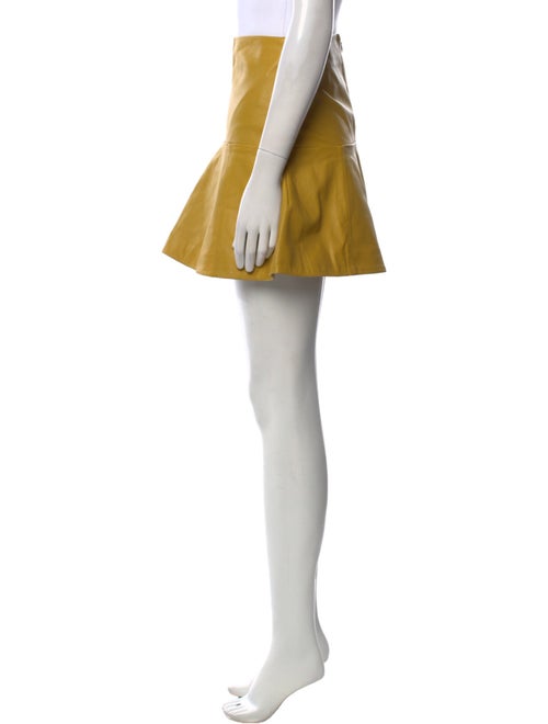 Proenza Schouler White Label Lambskin Mini Skirt