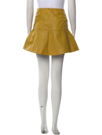 Proenza Schouler White Label Lambskin Mini Skirt