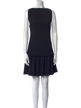 Proenza Schouler White Label Bateau Neckline Mini Dress