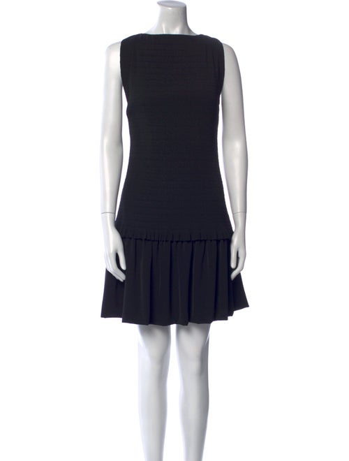 Proenza Schouler White Label Bateau Neckline Mini Dress