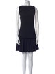 Proenza Schouler White Label Bateau Neckline Mini Dress