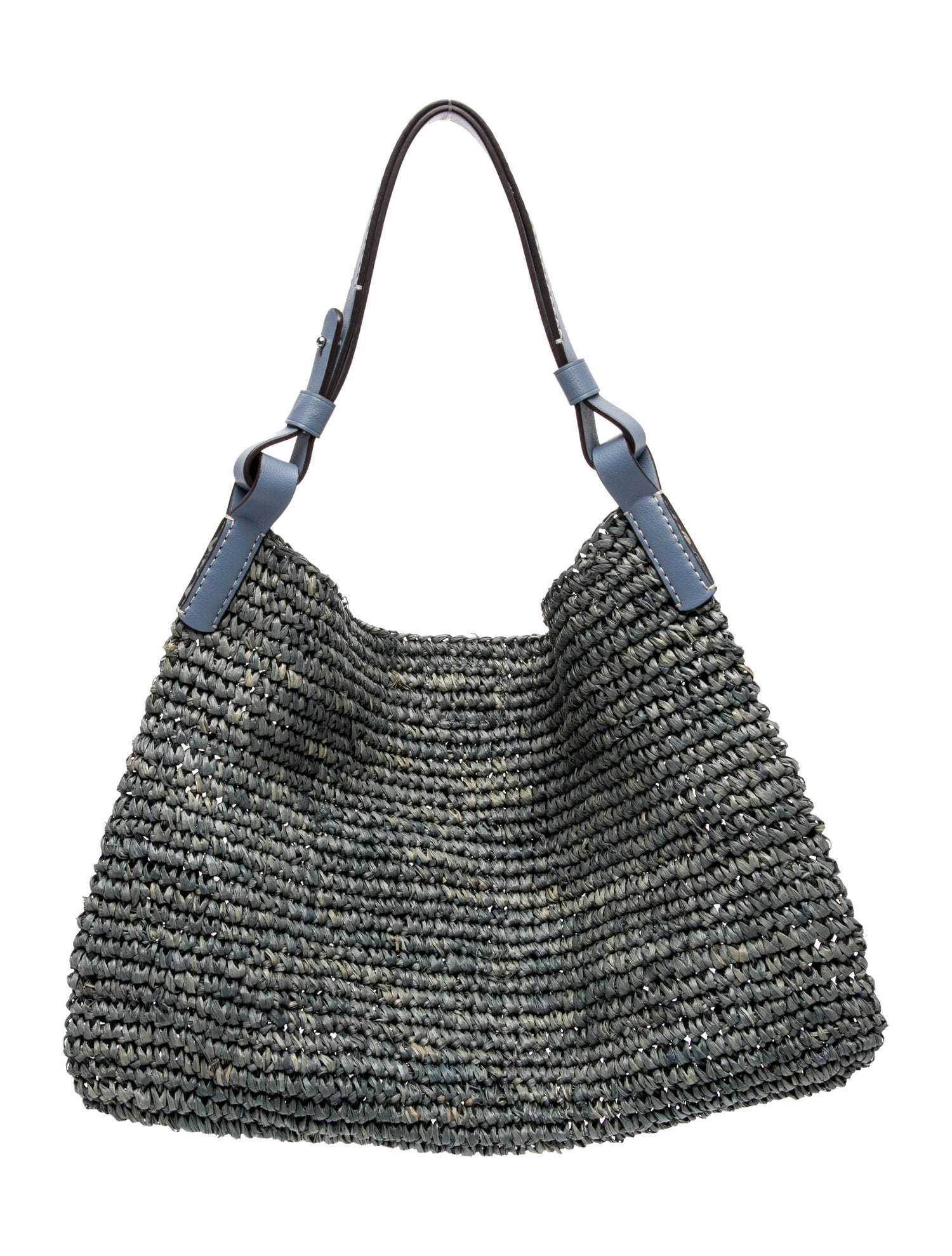 Proenza Schouler White Label Straw Top Handle Bag