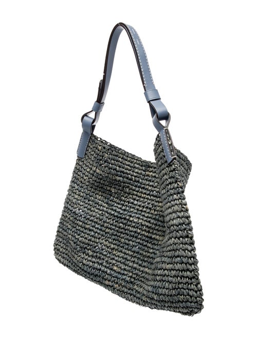 Proenza Schouler White Label Straw Top Handle Bag