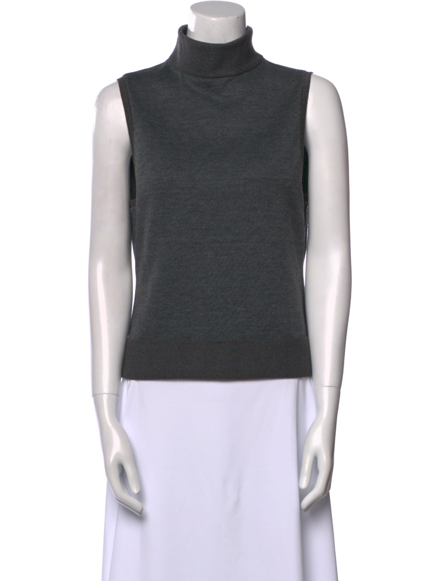 Proenza Schouler White Label Turtleneck Sleeveless Top