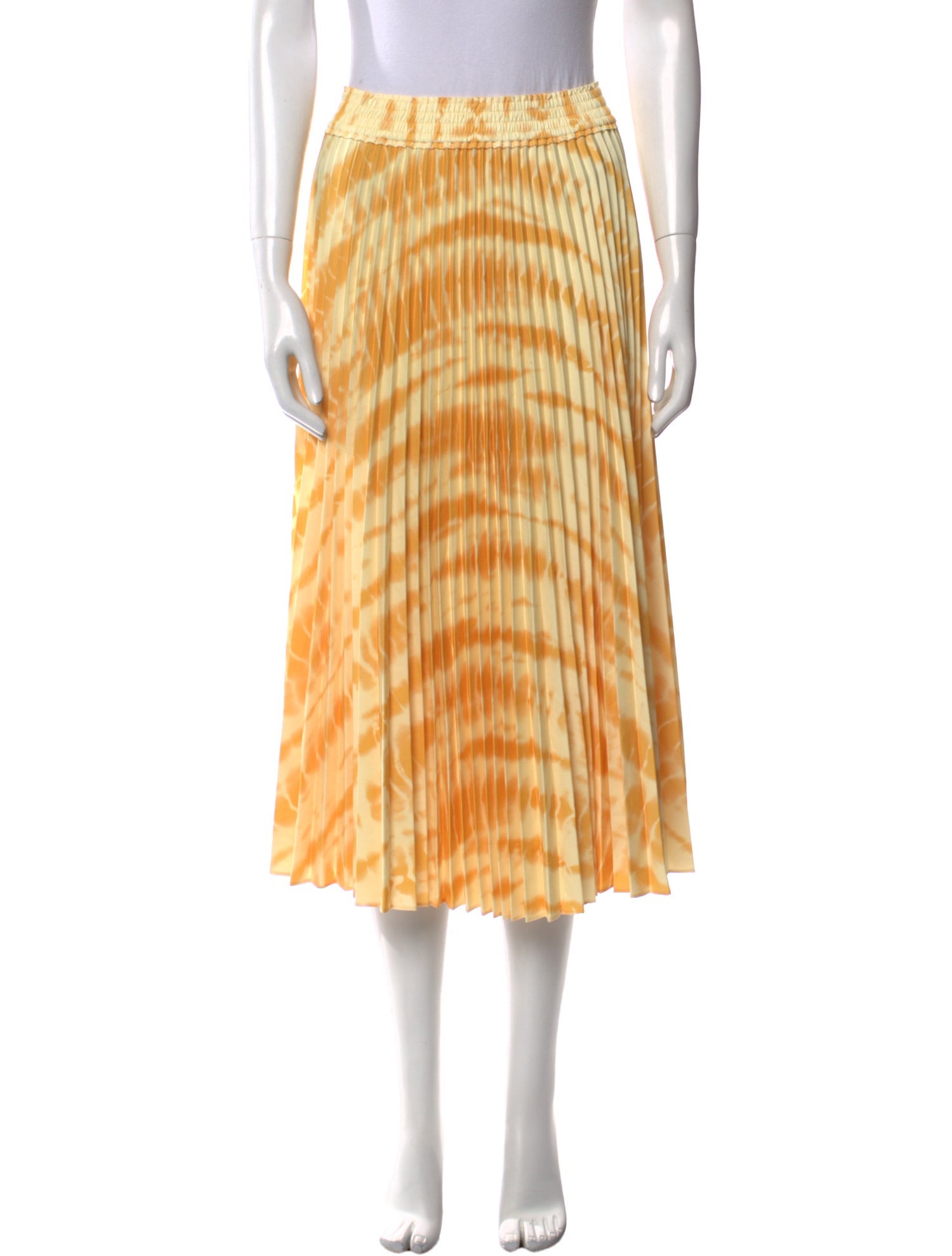 Proenza Schouler White Label Tie-Dye Print Midi Length Skirt