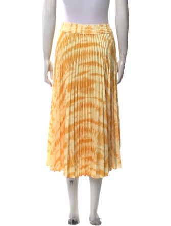 Proenza Schouler White Label Tie-Dye Print Midi Length Skirt
