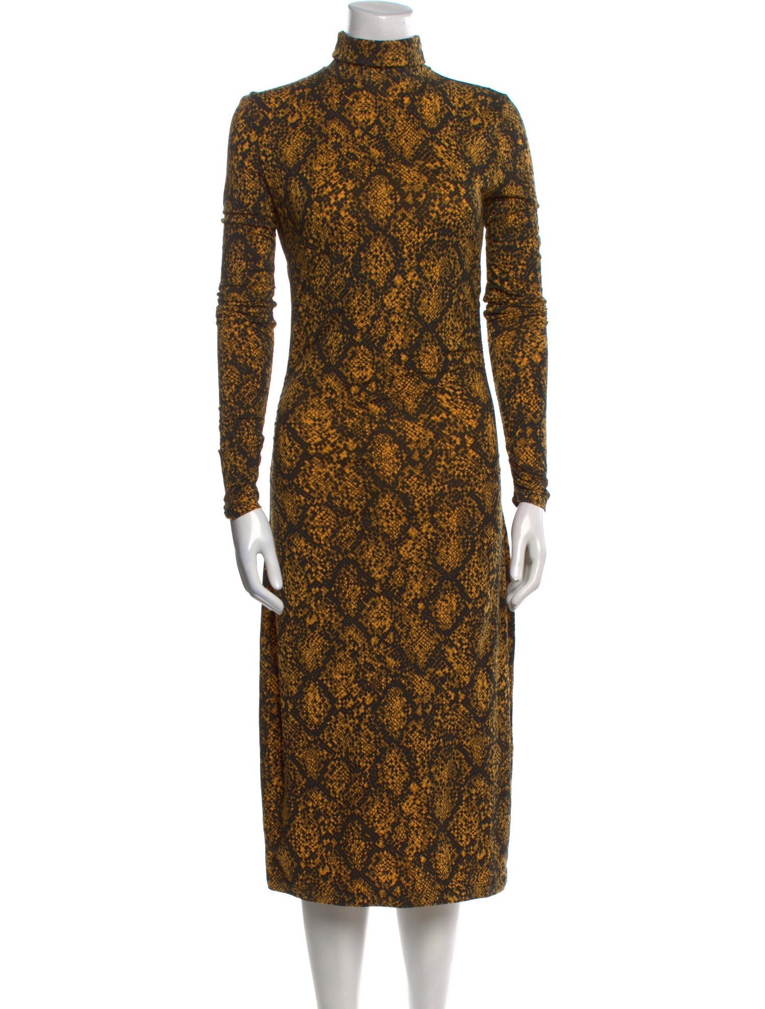 Proenza Schouler White Label Animal Print Midi Length Dress w/ Tags