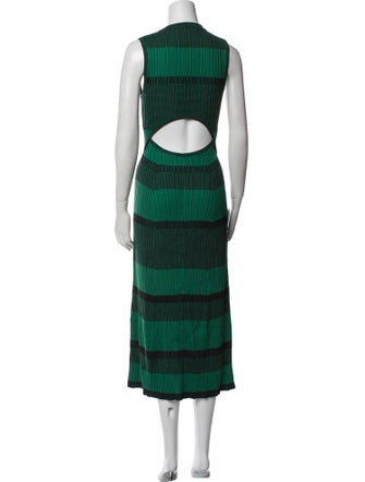 Proenza Schouler White Label Silk Long Dress