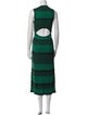 Proenza Schouler White Label Silk Long Dress