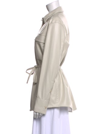 Proenza Schouler White Label Long Sleeve Button-Up Top