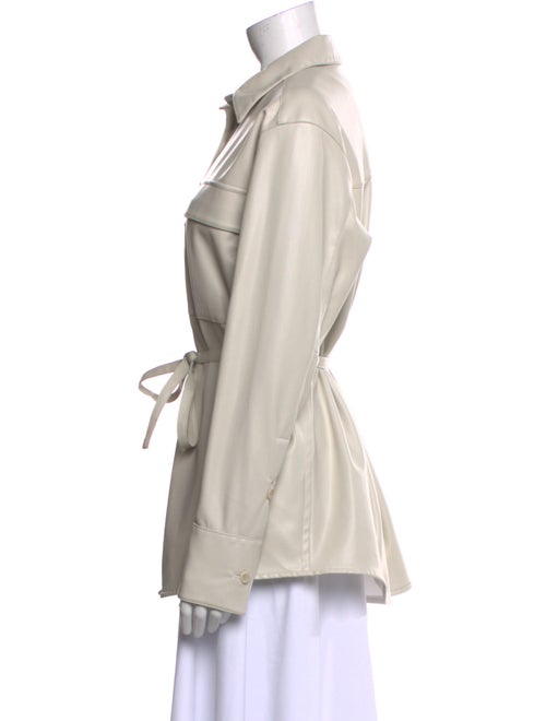 Proenza Schouler White Label Long Sleeve Button-Up Top