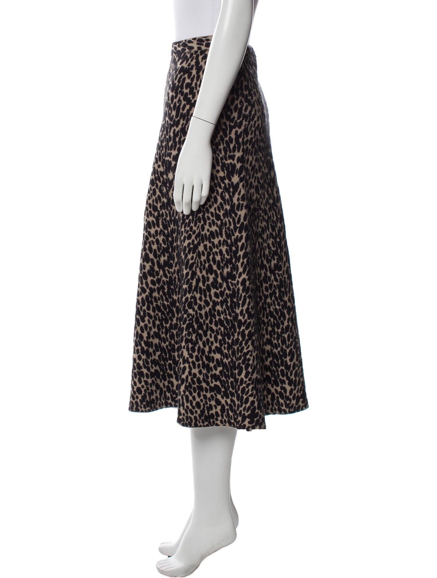 Proenza Schouler White Label Printed Midi Length Skirt