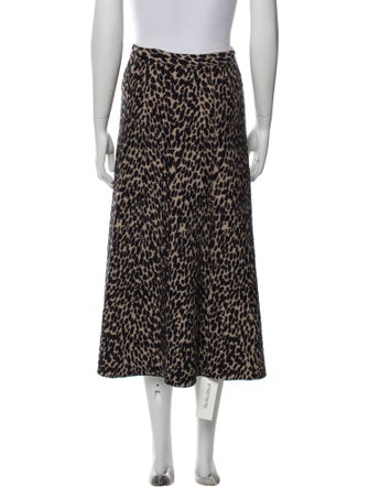 Proenza Schouler White Label Printed Midi Length Skirt