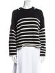 Proenza Schouler White Label Striped Crew Neck Sweater