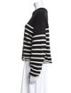Proenza Schouler White Label Striped Crew Neck Sweater