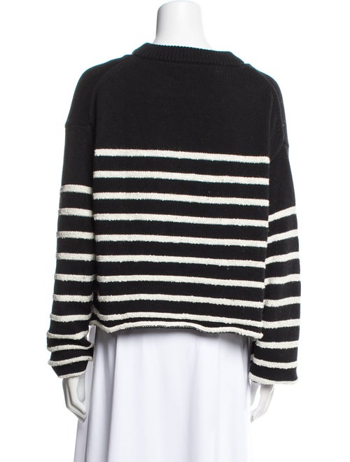 Proenza Schouler White Label Striped Crew Neck Sweater