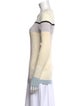 Proenza Schouler White Label Silk Colorblock Pattern Sweater