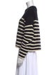 Proenza Schouler White Label Striped Crew Neck Sweater